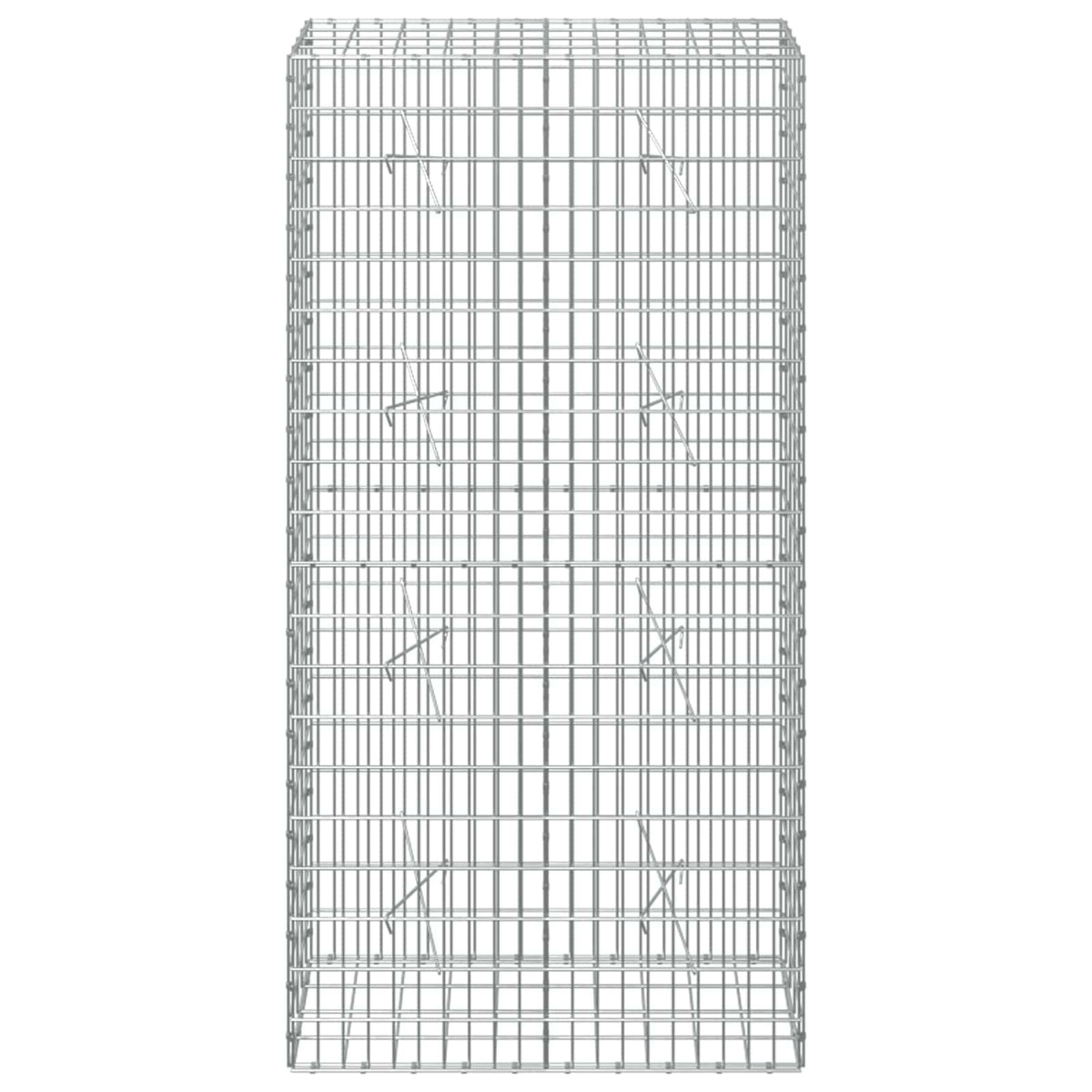 Gabion with 3.5 mm Wire and 5x10 cm Mesh 100x20x200 cm