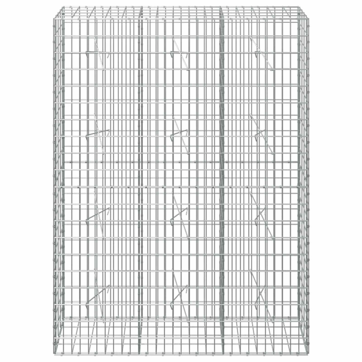 Gabion with 3.5 mm Wire and 5x10 cm Mesh 150x20x200 cm