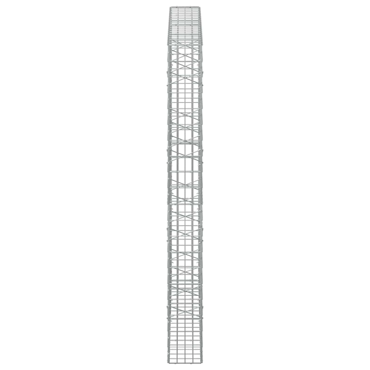 Gabion with 3.5 mm Wire and 5x10 cm Mesh 200x20x200 cm