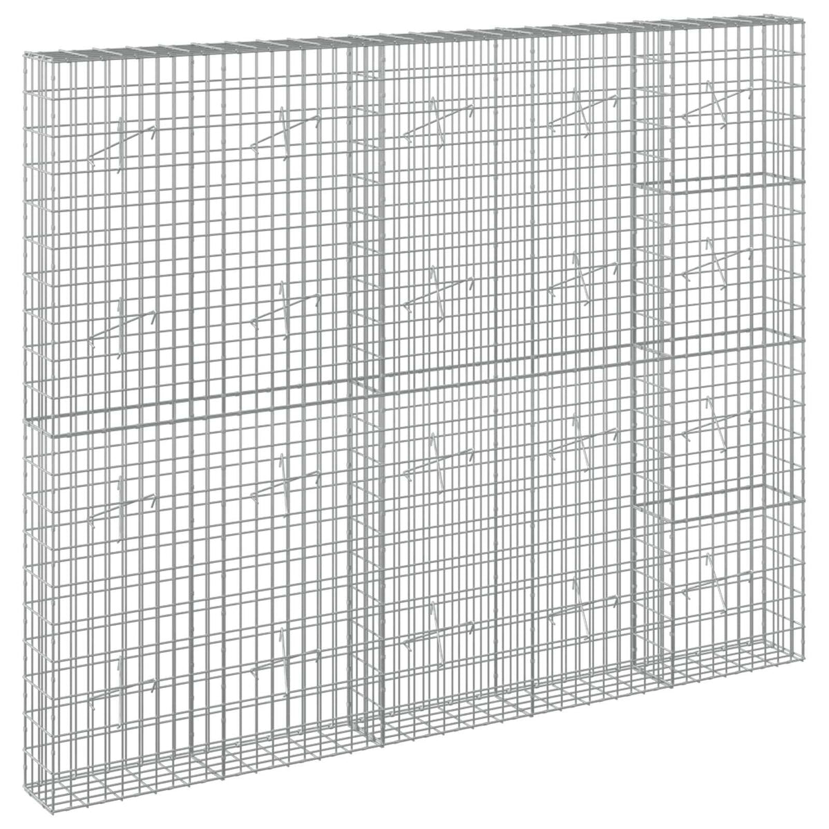 Gabion with 3.5 mm Wire and 5x10 cm Mesh 250x20x200 cm