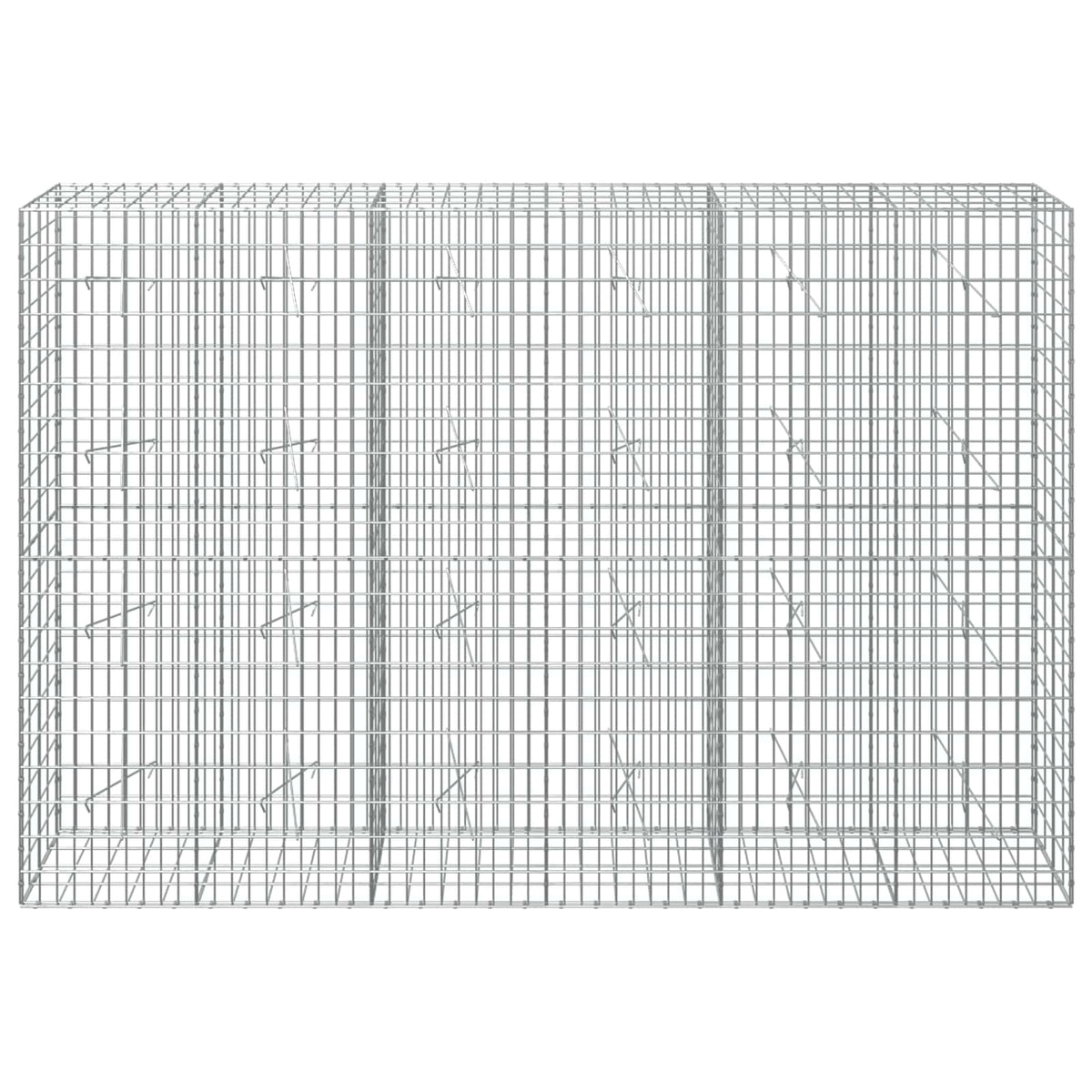 Gabion with 3.5 mm Wire and 5x10 cm Mesh 300x20x200 cm
