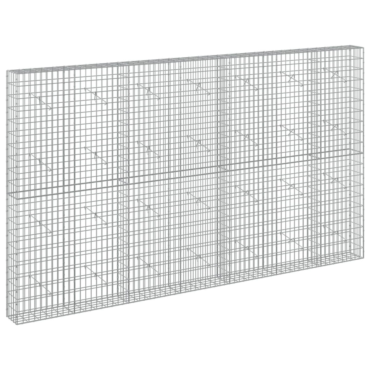 Gabion with 3.5 mm Wire and 5x10 cm Mesh 350x20x200 cm
