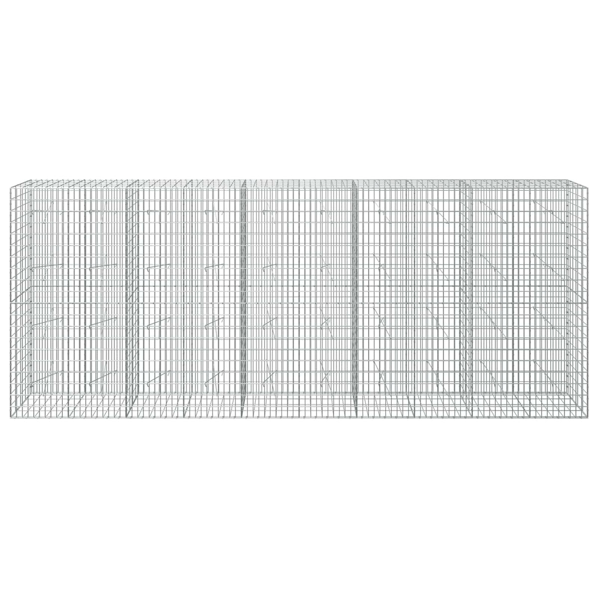 Gabion with 3.5 mm Wire and 5x10 cm Mesh 500x20x200 cm