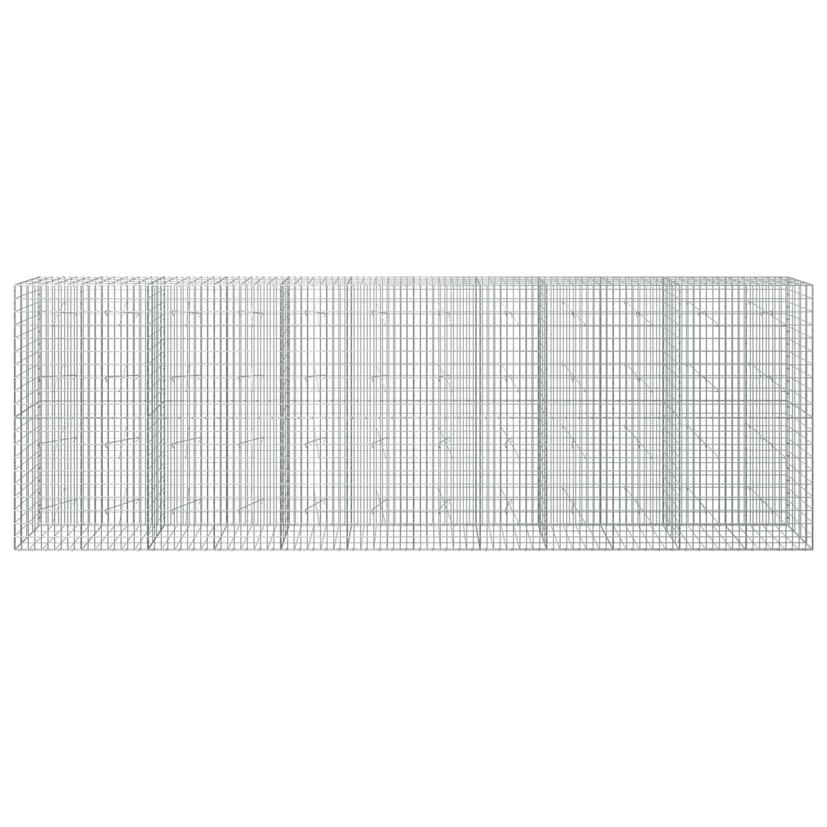 Gabion with 3.5 mm Wire and 5x10 cm Mesh 600x20x200 cm