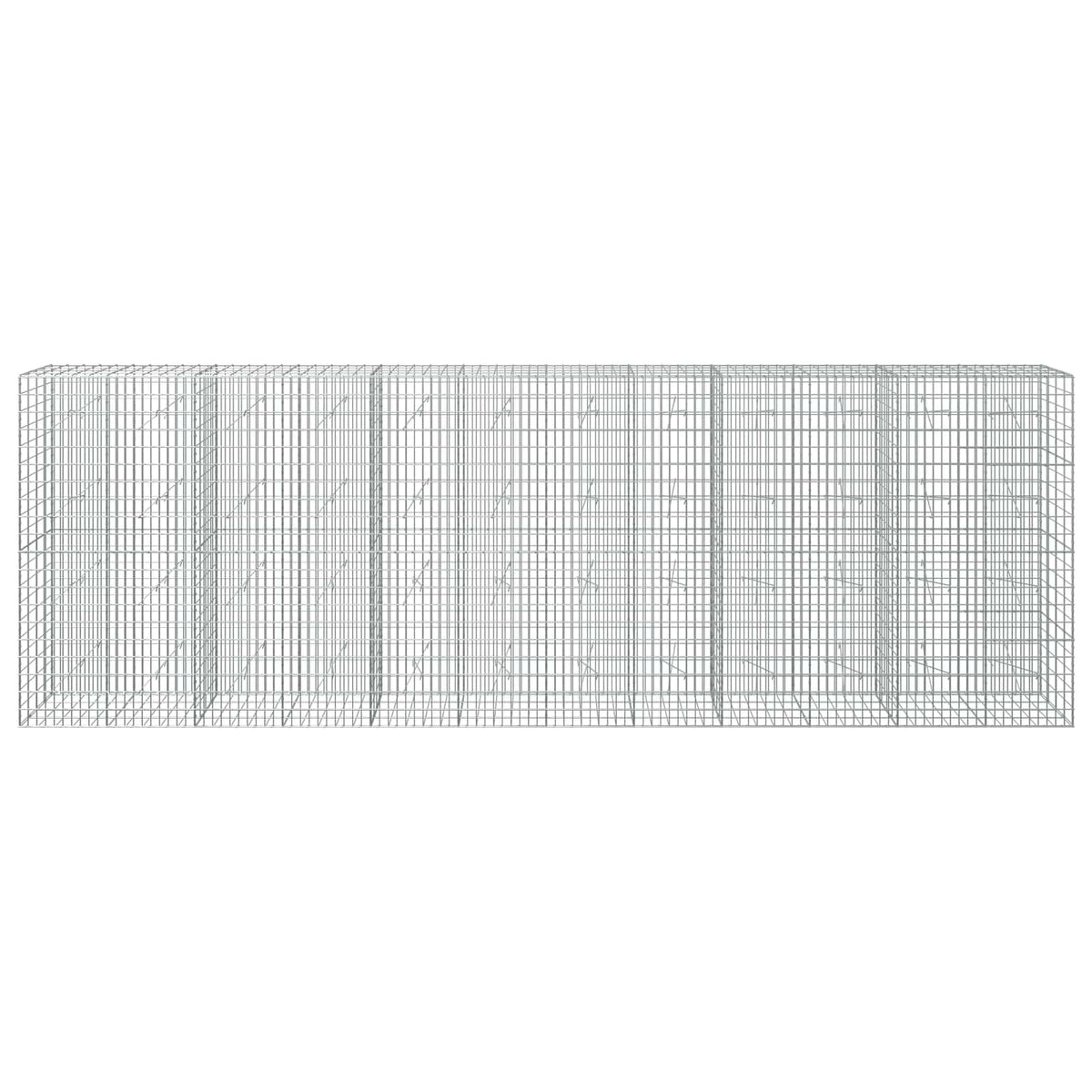Gabion with 3.5 mm Wire and 5x10 cm Mesh 700x20x200 cm