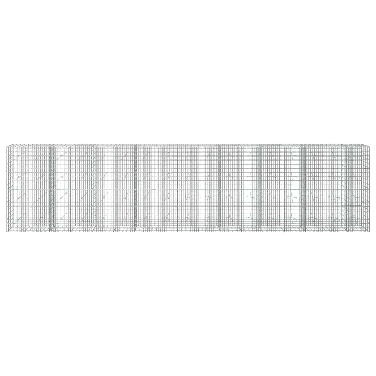 Gabion with 3.5 mm Wire and 5x10 cm Mesh 850x20x200 cm