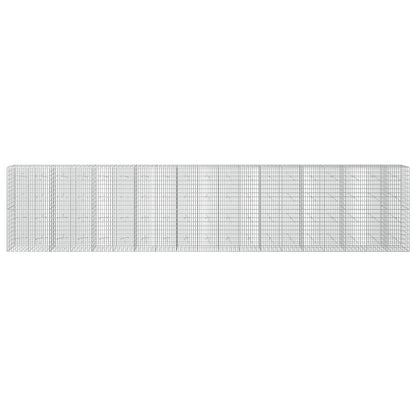 Gabion with 3.5 mm Wire and 5x10 cm Mesh 950x20x200 cm