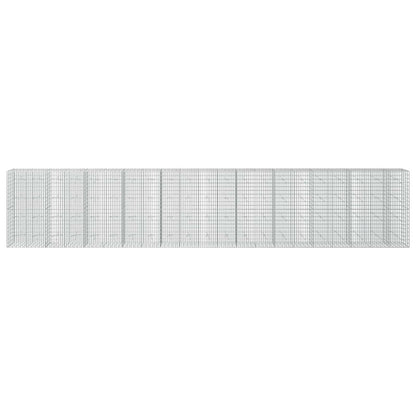 Gabion with 3.5 mm Wire and 5x10 cm Mesh 1050x20x200 cm
