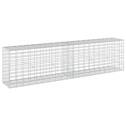 Gabion with 3.5 mm Wire and 5x10 cm Mesh 200x30x50 cm