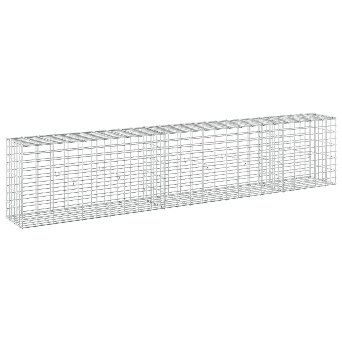 Gabion with 3.5 mm Wire and 5x10 cm Mesh 250x30x50 cm