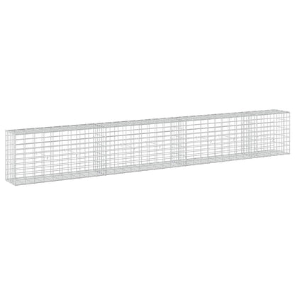 Gabion with 3.5 mm Wire and 5x10 cm Mesh 350x30x50 cm