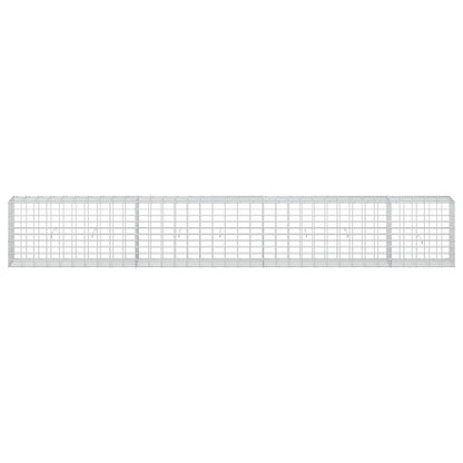 Gabion with 3.5 mm Wire and 5x10 cm Mesh 350x30x50 cm
