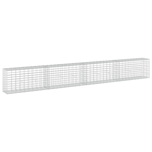 Gabion with 3.5 mm Wire and 5x10 cm Mesh 400x30x50 cm
