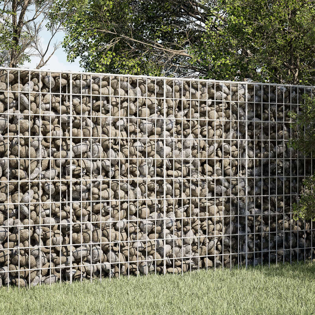 Gabion with 3.5 mm Wire and 5x10 cm Mesh 150x30x100 cm