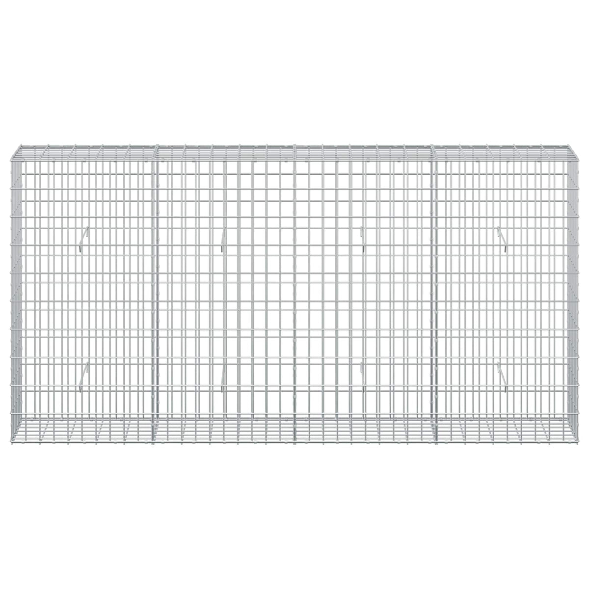Gabion with 3.5 mm Wire and 5x10 cm Mesh 200x30x100 cm