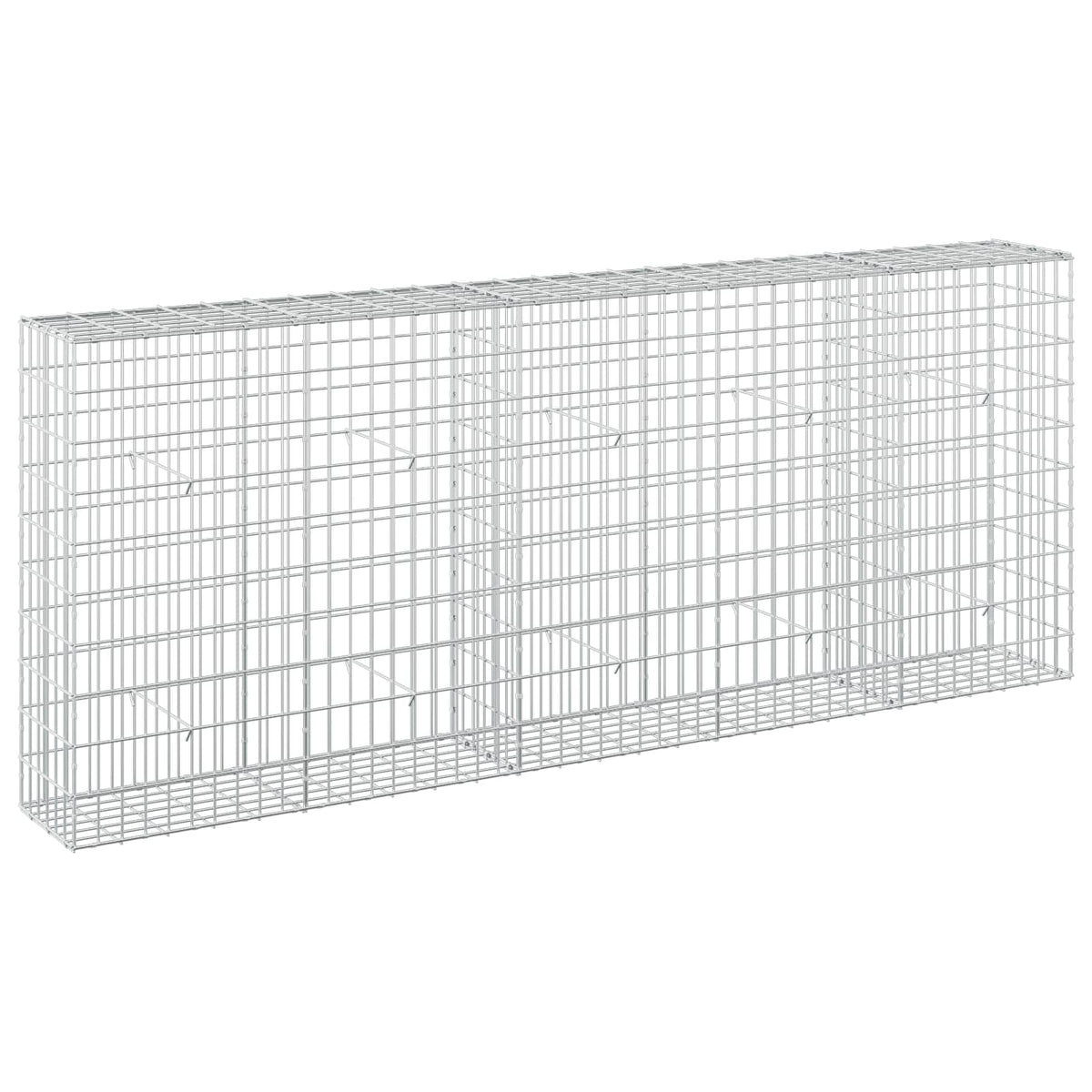 Gabion with 3.5 mm Wire and 5x10 cm Mesh 250x30x100 cm