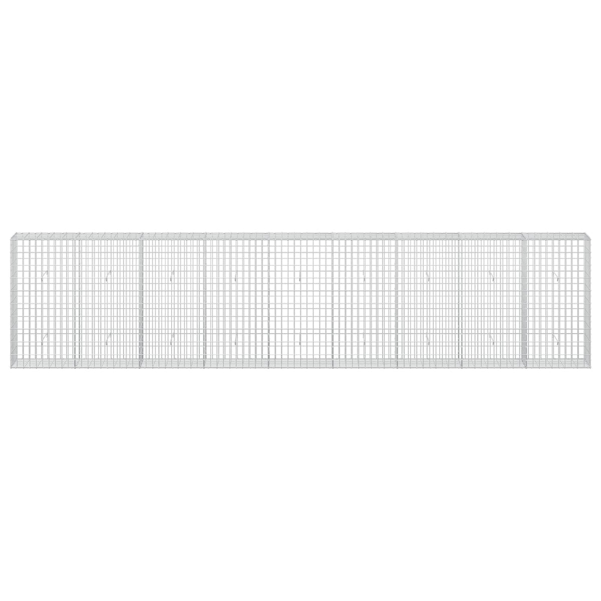 Gabion with 3.5 mm Wire and 5x10 cm Mesh 450x30x100 cm