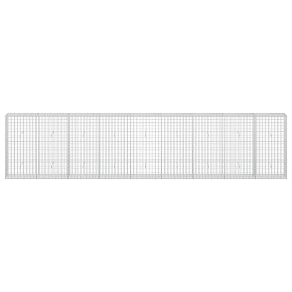 Gabion with 3.5 mm Wire and 5x10 cm Mesh 450x30x100 cm