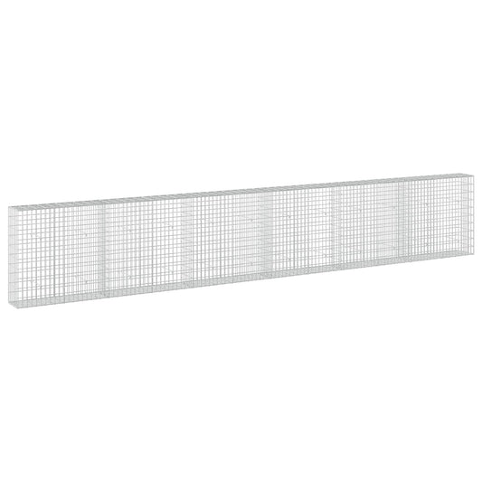 Gabion with 3.5 mm Wire and 5x10 cm Mesh 600x30x100 cm