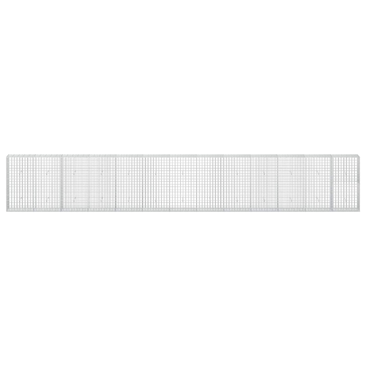 Gabion with 3.5 mm Wire and 5x10 cm Mesh 650x30x100 cm
