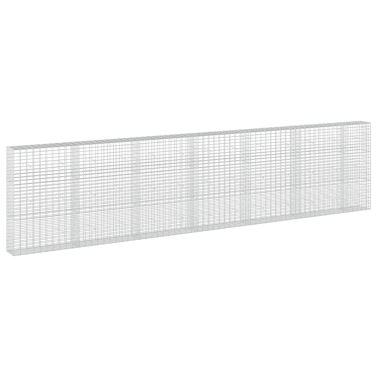 Gabion with 3.5 mm Wire and 5x10 cm Mesh 650x30x150 cm