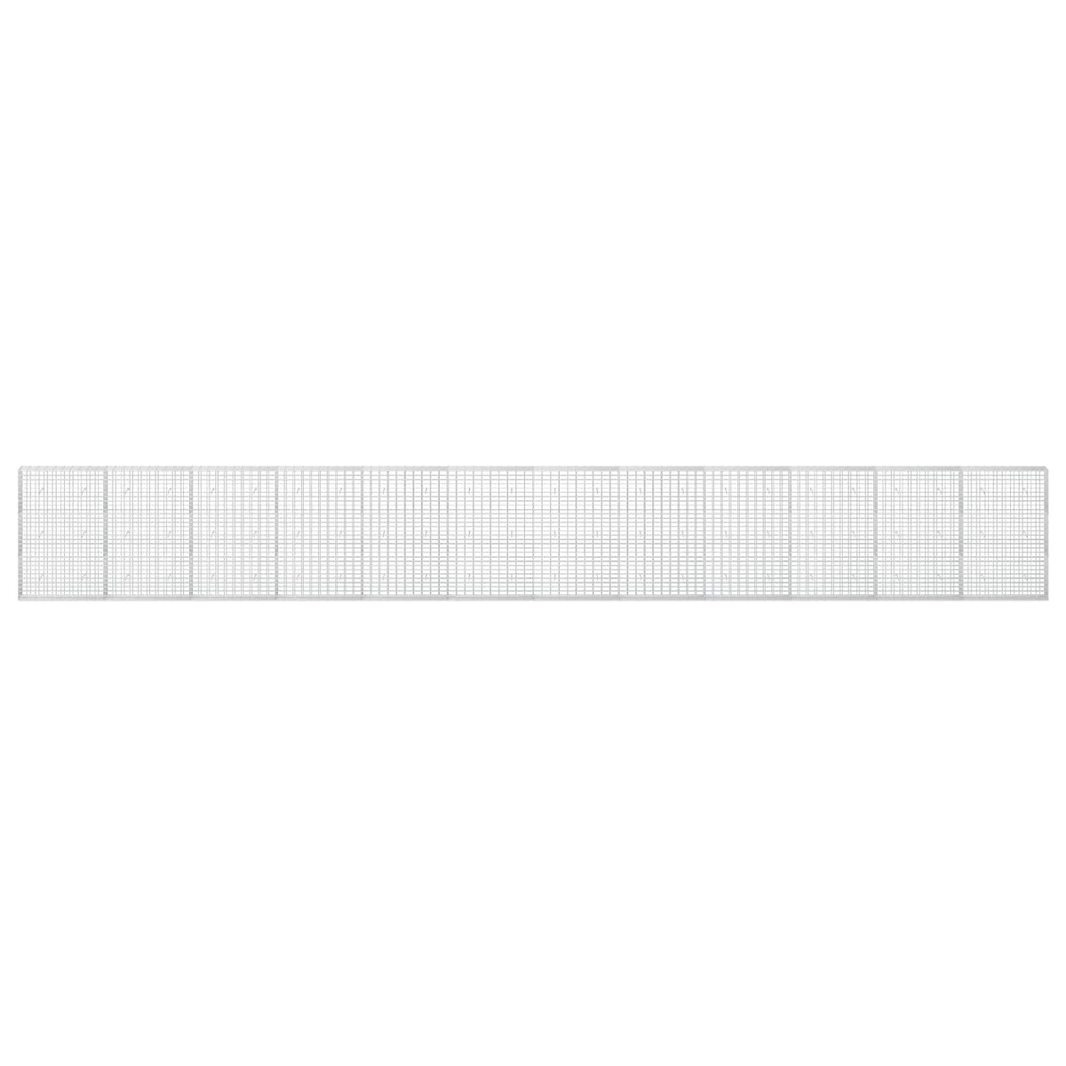 Gabion with 3.5 mm Wire and 5x10 cm Mesh 1200x30x150 cm