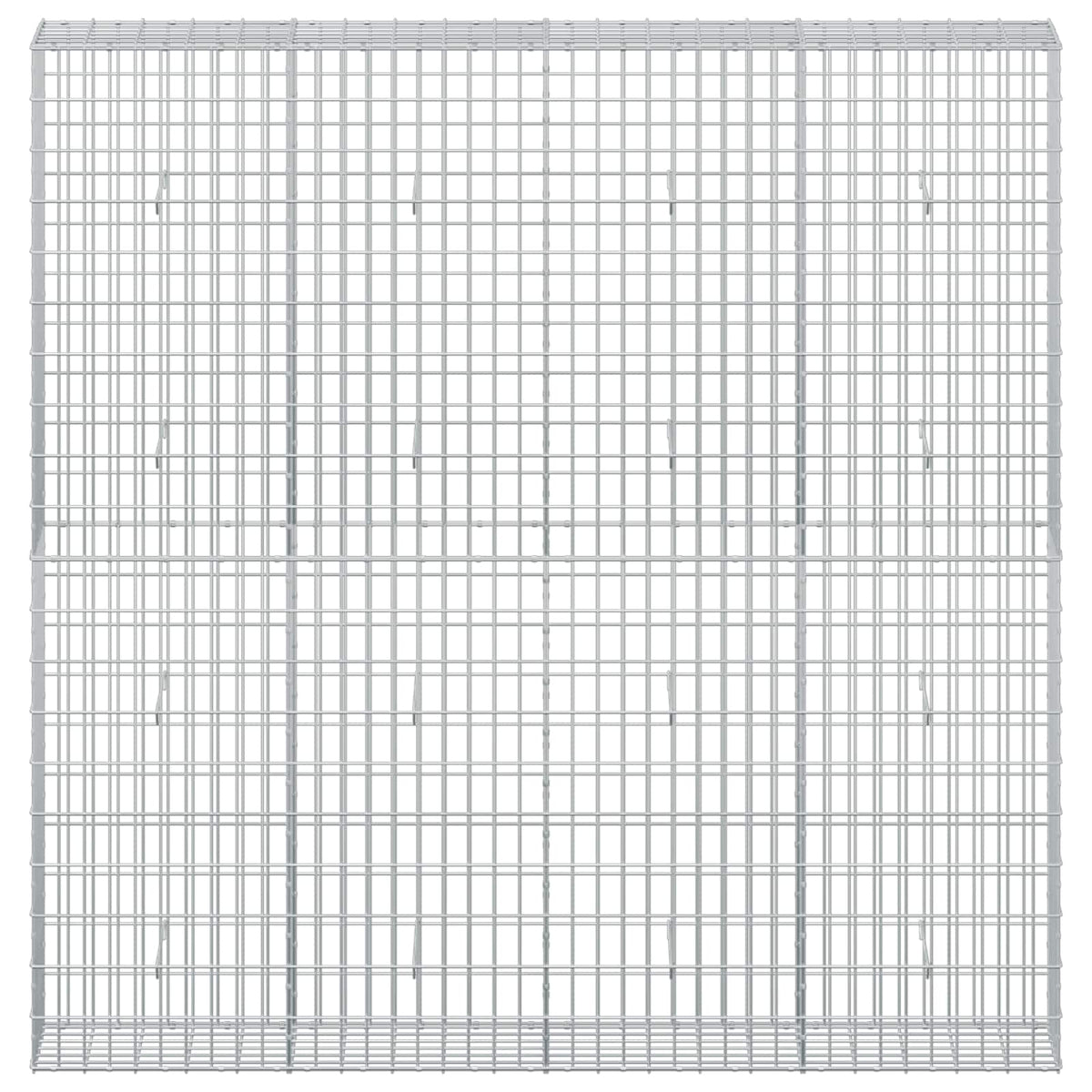 Gabion with 3.5 mm Wire and 5x10 cm Mesh 200x30x200 cm