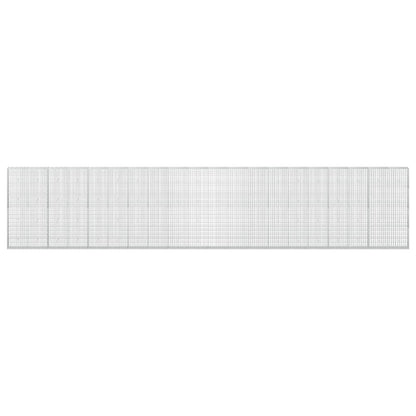 Gabion with 3.5 mm Wire and 5x10 cm Mesh 1000x30x200 cm