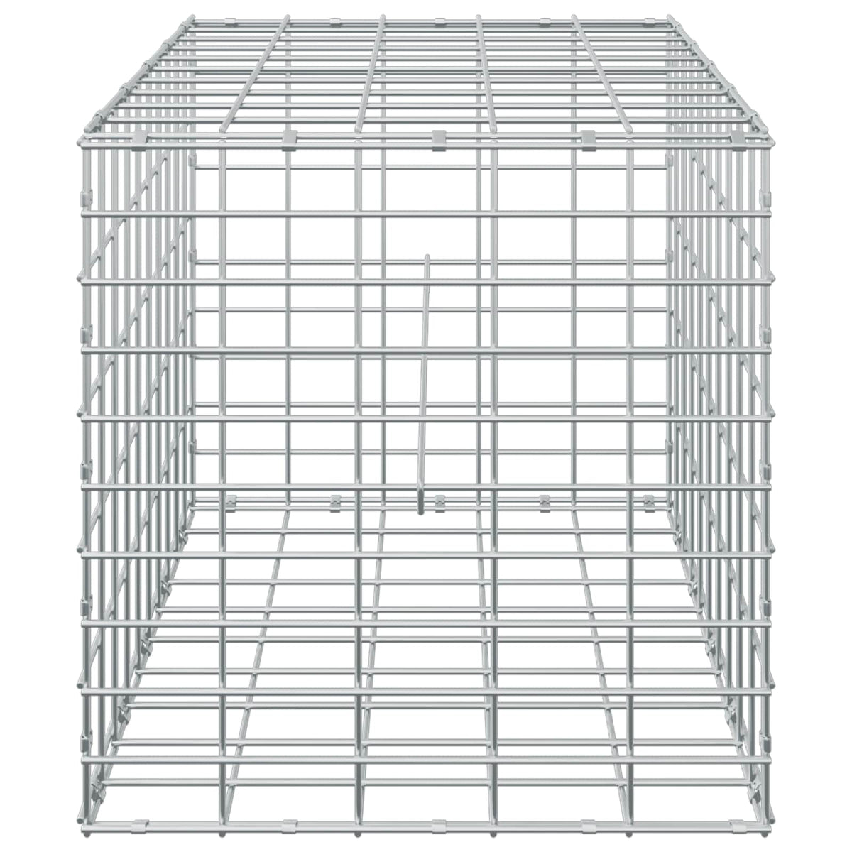 Gabion with 3.5 mm Wire and 5x10 cm Mesh 50x50x50 cm