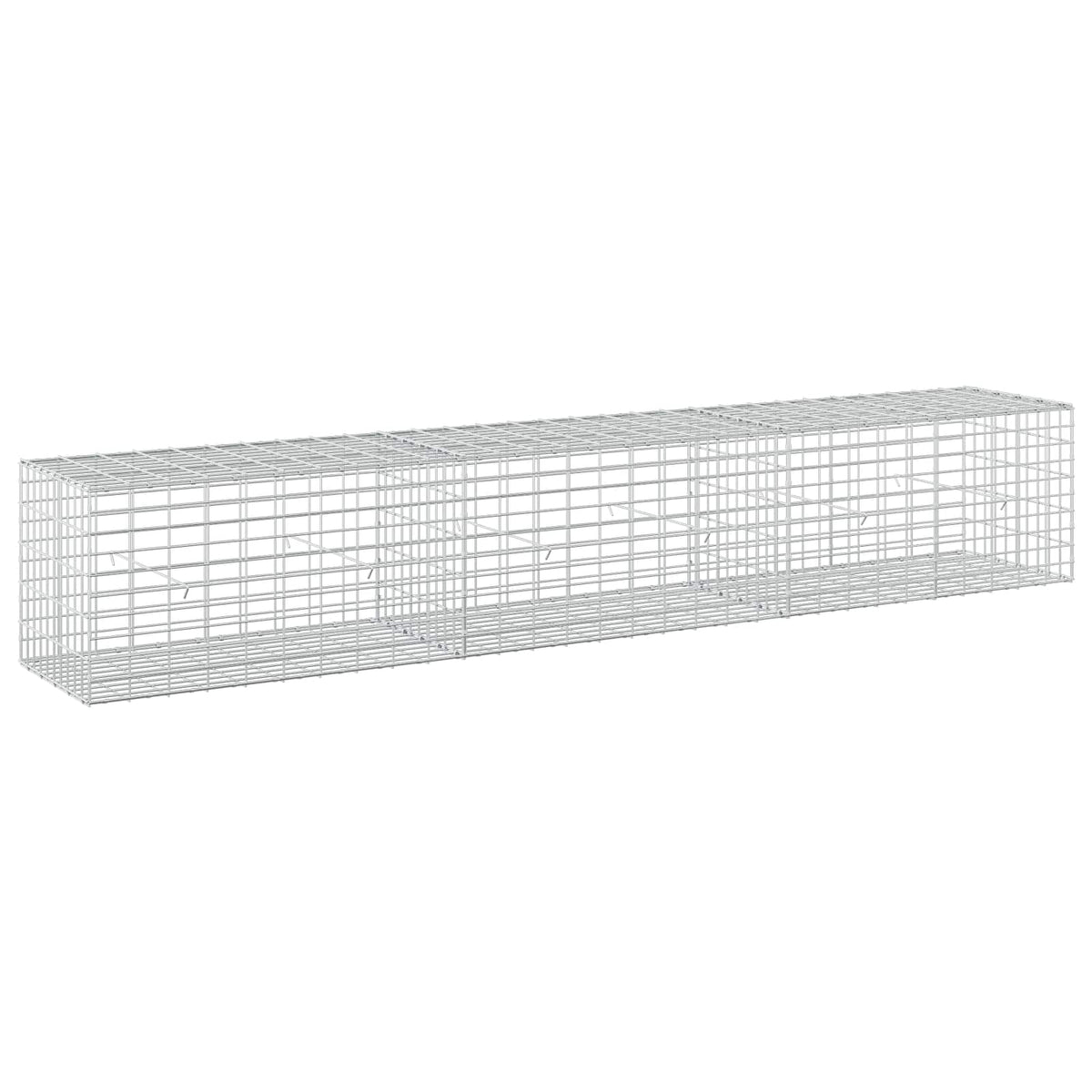 Gabion with 3.5 mm Wire and 5x10 cm Mesh 300x50x50 cm