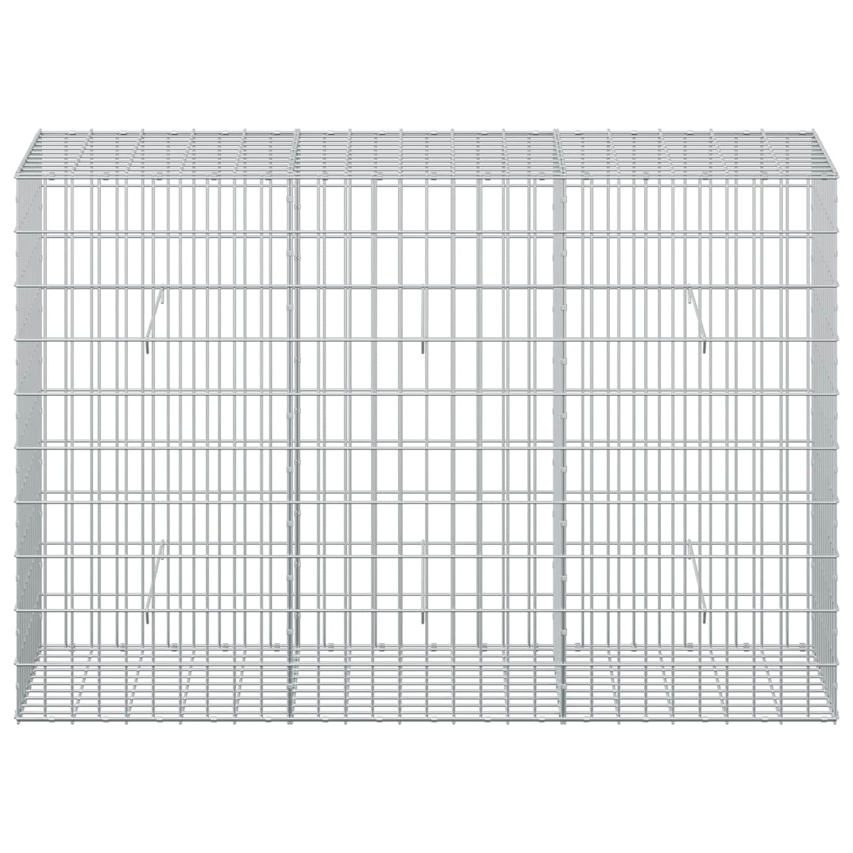 Gabion with 3.5 mm Wire and 5x10 cm Mesh 150x50x100 cm