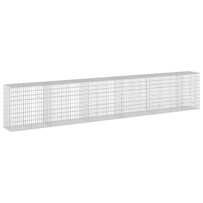 Gabion with 3.5 mm Wire and 5x10 cm Mesh 550x50x100 cm