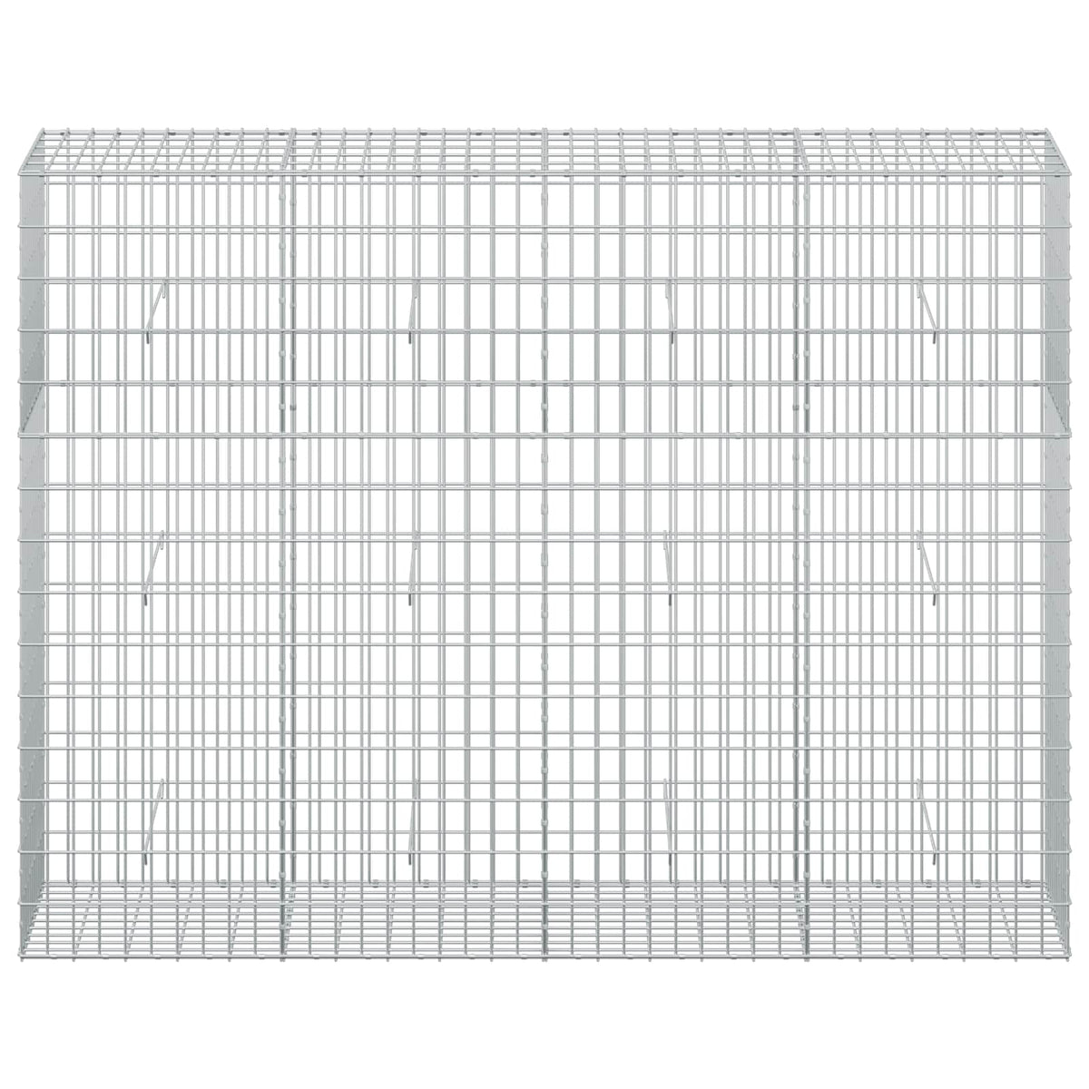 Gabion with 3.5 mm Wire and 5x10 cm Mesh 200x50x150 cm