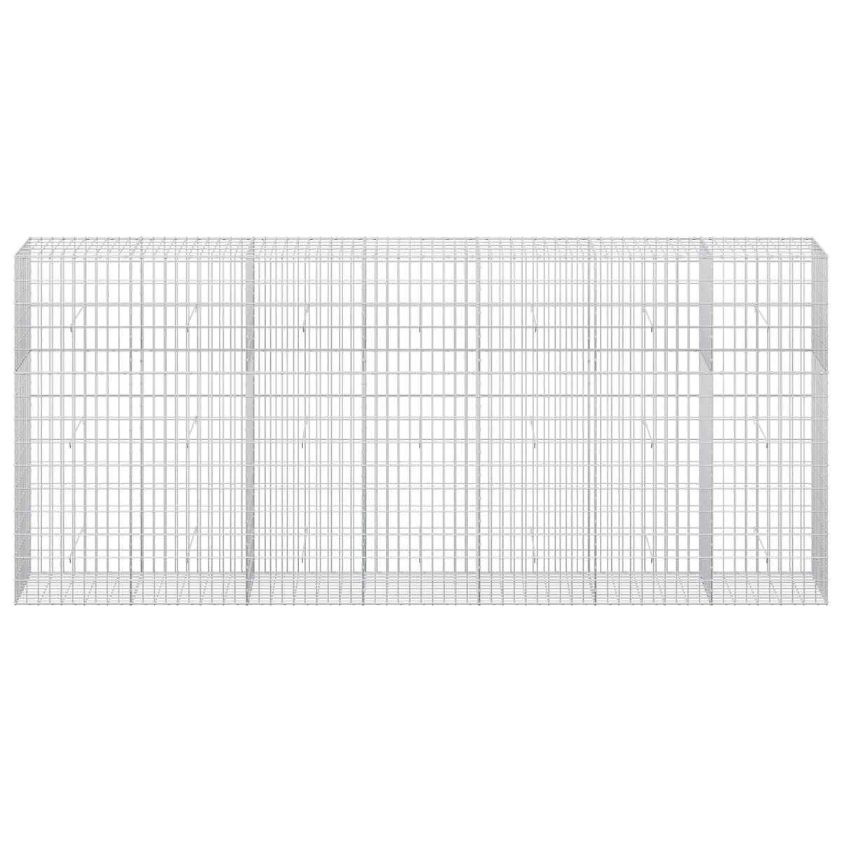 Gabion with 3.5 mm Wire and 5x10 cm Mesh 350x50x150 cm