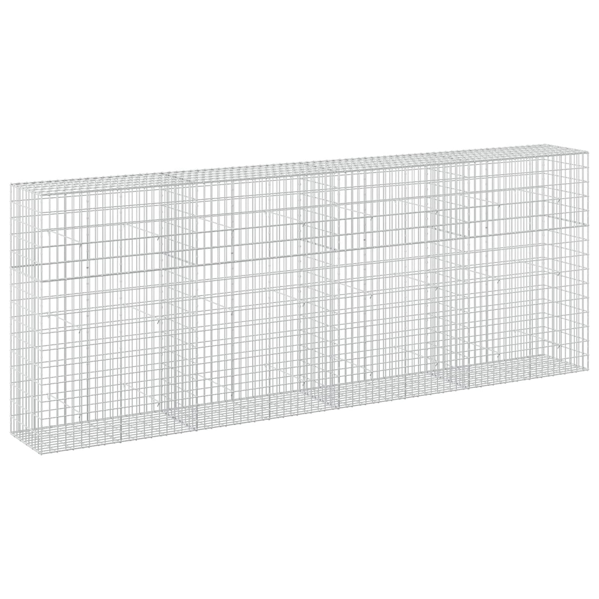 Gabion with 3.5 mm Wire and 5x10 cm Mesh 400x50x150 cm