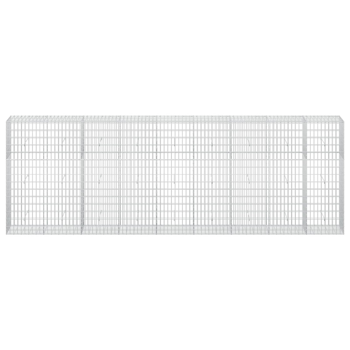 Gabion with 3.5 mm Wire and 5x10 cm Mesh 450x50x150 cm