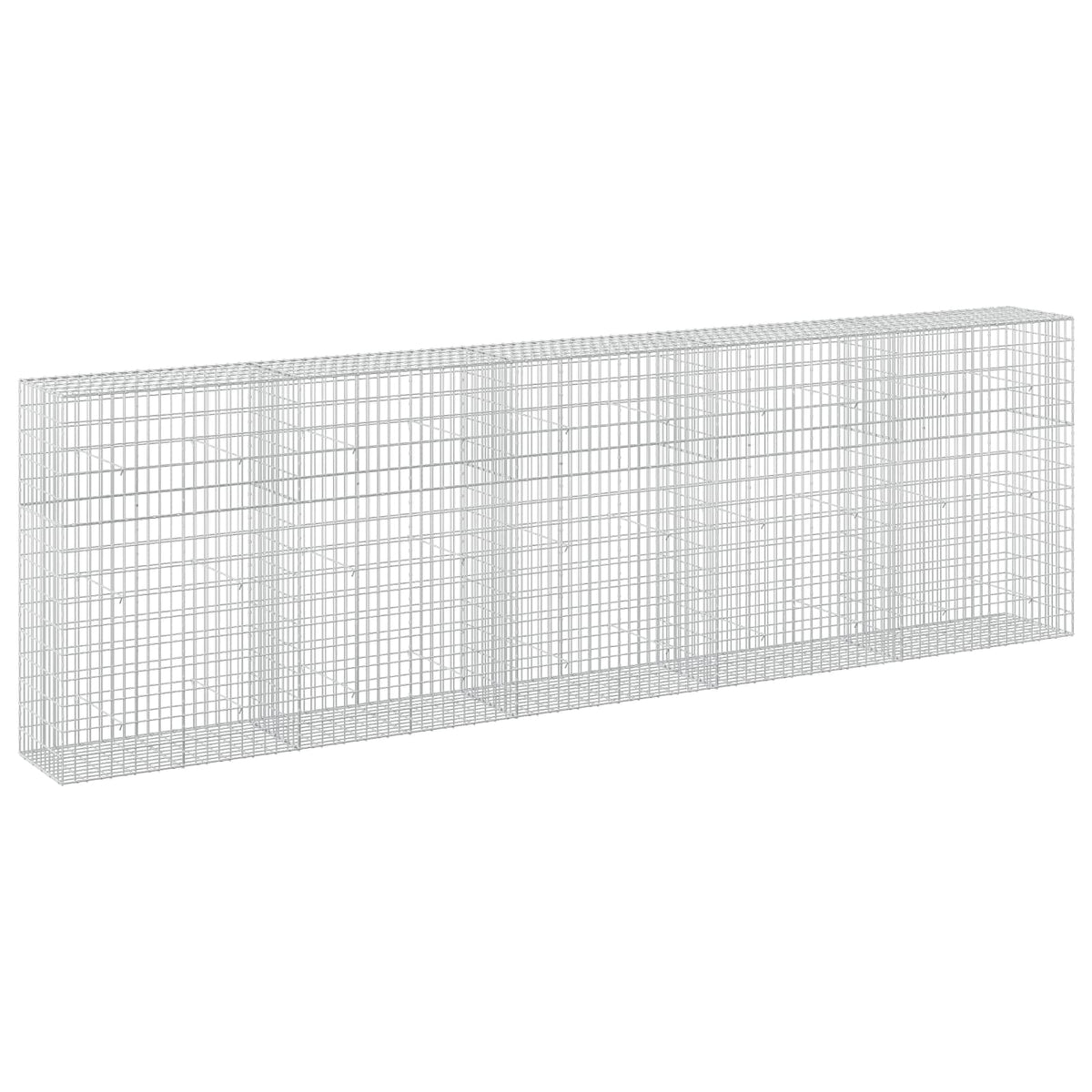 Gabion with 3.5 mm Wire and 5x10 cm Mesh 500x50x150 cm