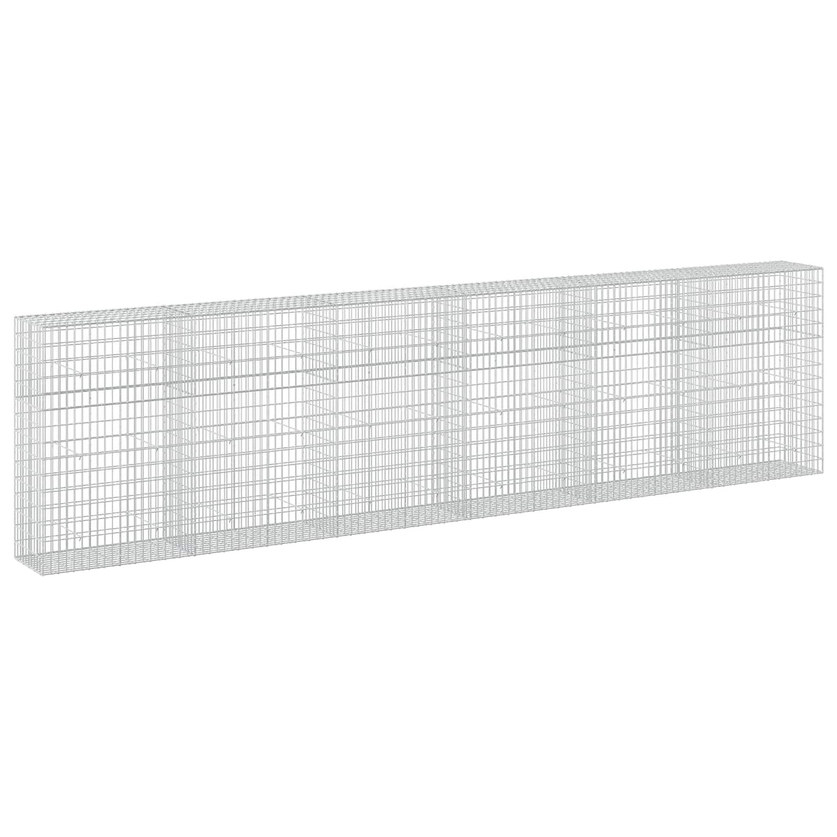 Gabion with 3.5 mm Wire and 5x10 cm Mesh 600x50x150 cm