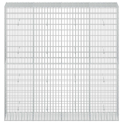 Gabion with 3.5 mm Wire and 5x10 cm Mesh 200x50x200 cm
