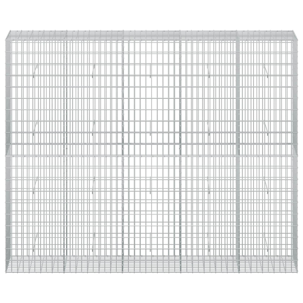 Gabion with 3.5 mm Wire and 5x10 cm Mesh 250x50x200 cm