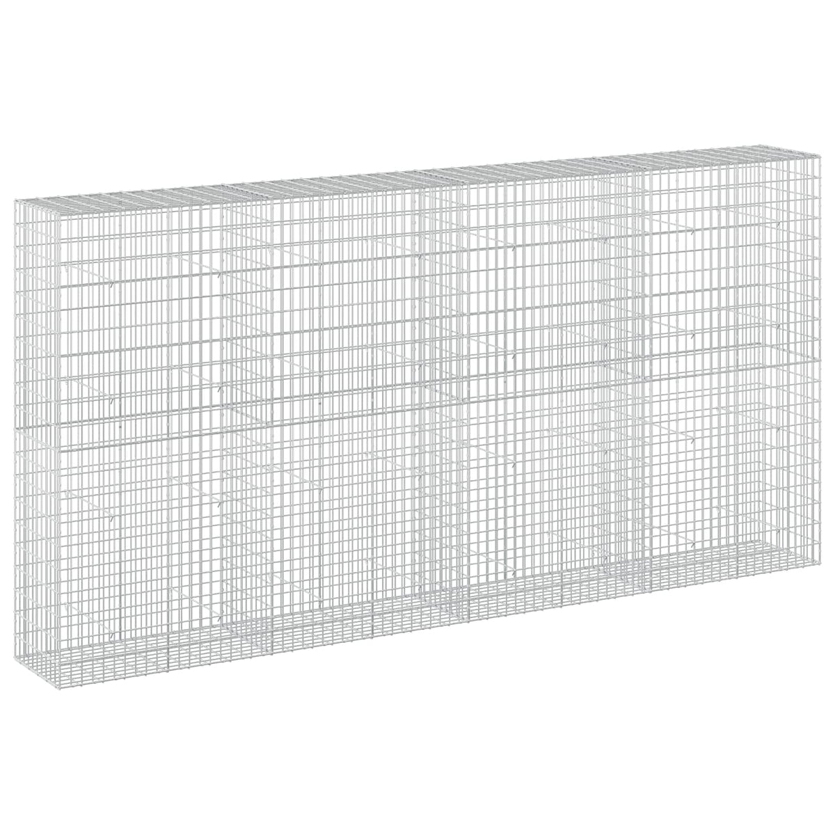 Gabion with 3.5 mm Wire and 5x10 cm Mesh 400x50x200 cm
