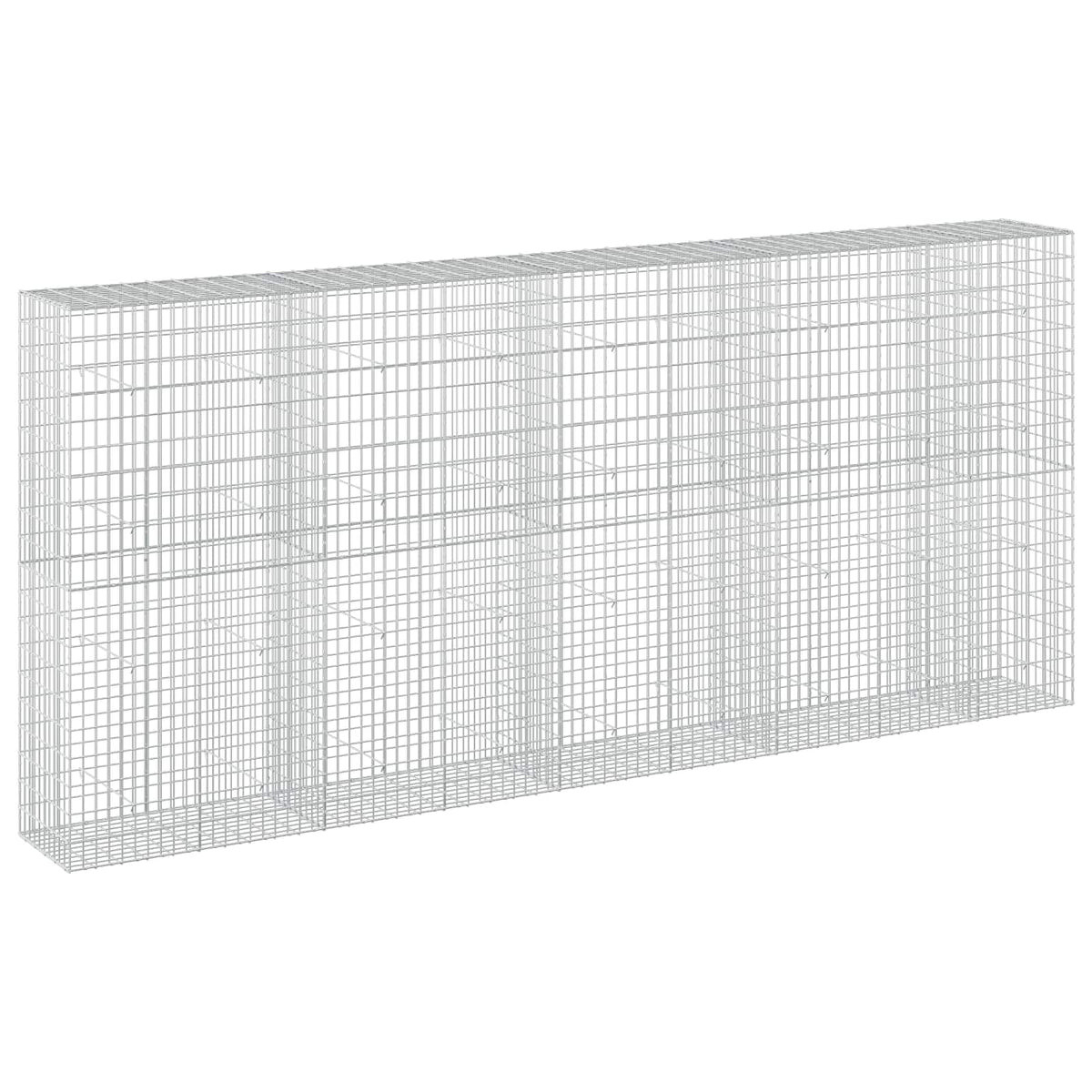 Gabion with 3.5 mm Wire and 5x10 cm Mesh 450x50x200 cm