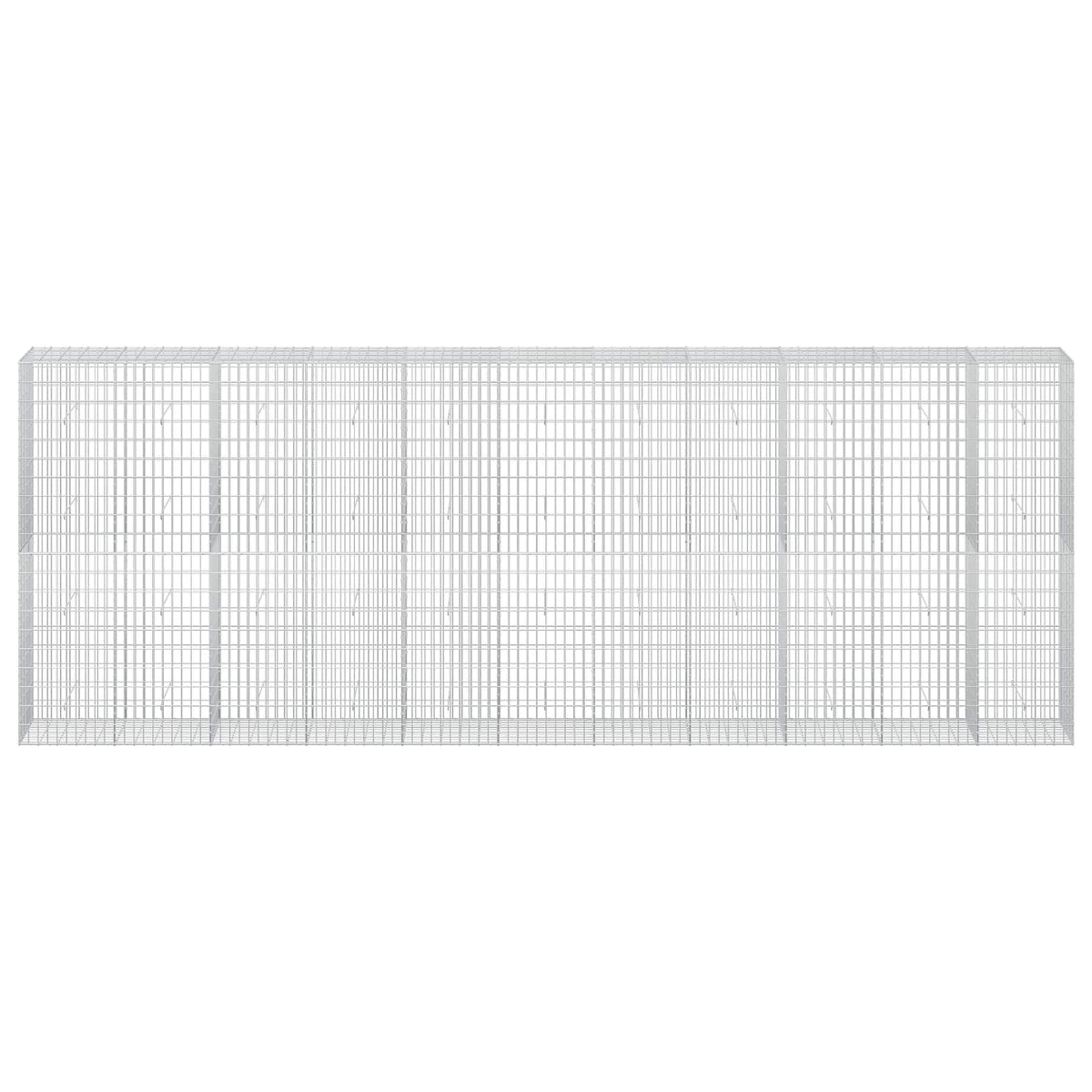 Gabion with 3.5 mm Wire and 5x10 cm Mesh 550x50x200 cm