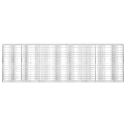 Gabion with 3.5 mm Wire and 5x10 cm Mesh 650x50x200 cm