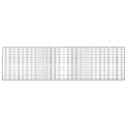Gabion with 3.5 mm Wire and 5x10 cm Mesh 750x50x200 cm