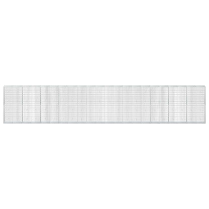 Gabion with 3.5 mm Wire and 5x10 cm Mesh 1100x50x200 cm