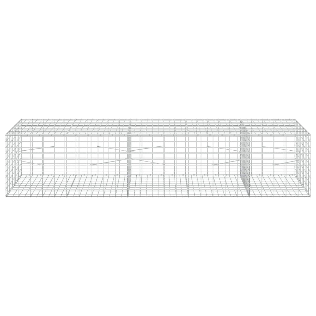 Gabion with 3.5 mm Wire and 5x10 cm Mesh 250x100x50 cm