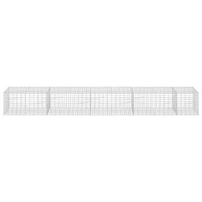 Gabion with 3.5 mm Wire and 5x10 cm Mesh 450x100x50 cm
