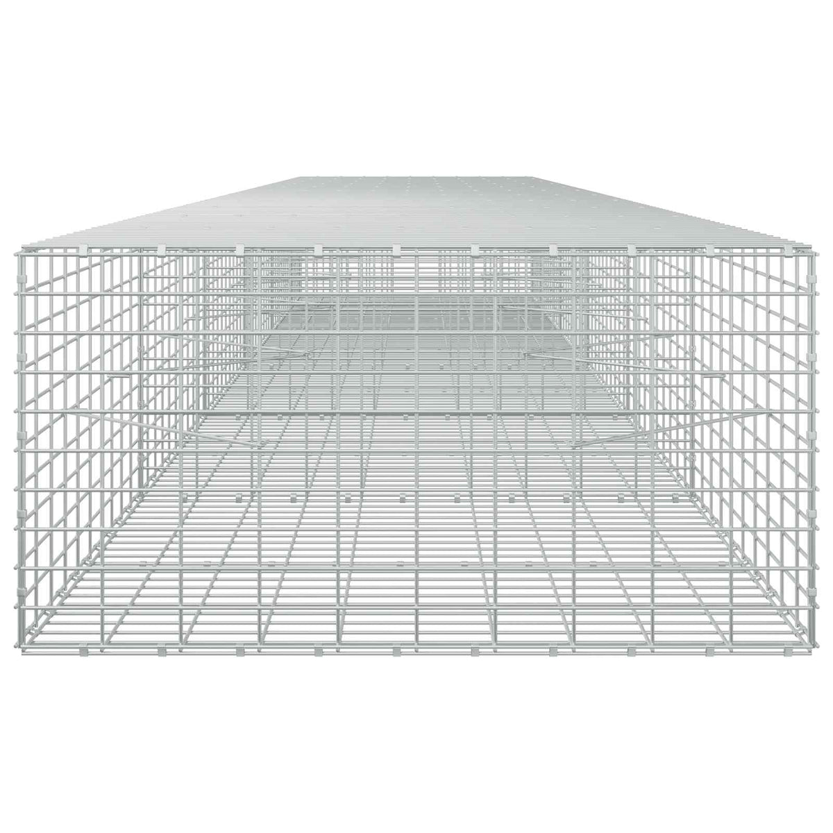 Gabion with 3.5 mm Wire and 5x10 cm Mesh 550x100x50 cm