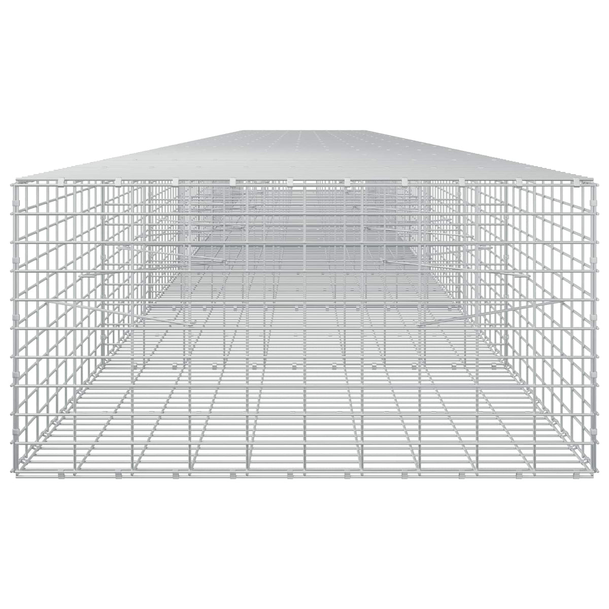 Gabion with 3.5 mm Wire and 5x10 cm Mesh 850x100x50 cm